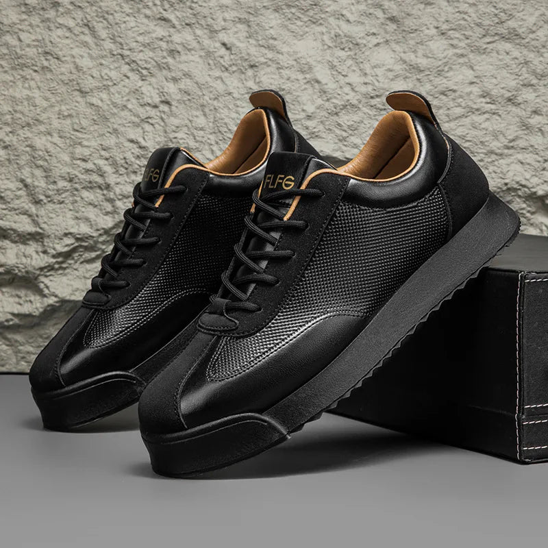 ZP05 - Scarpe da ginnastica in pelle casual