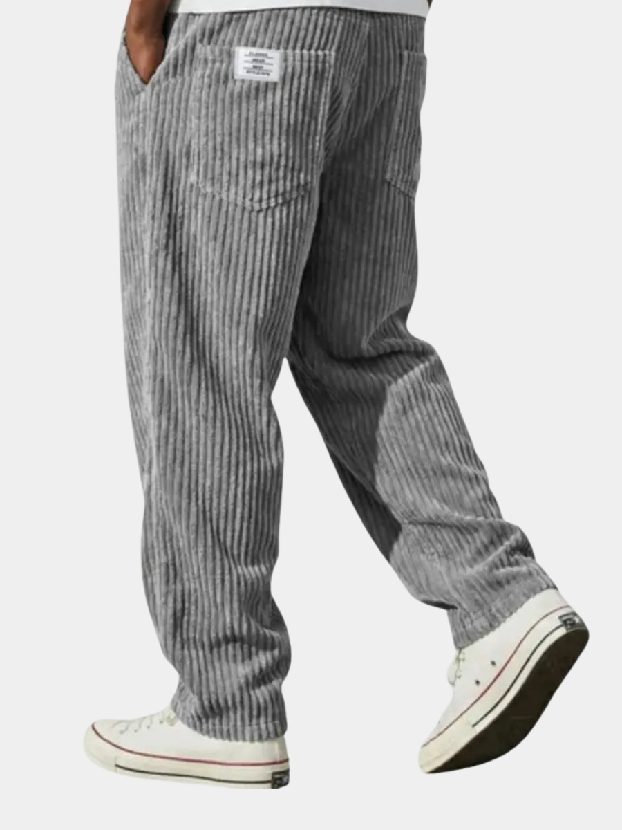 Fletcher - Pantaloni Classici in Velluto a Coste e Comodi