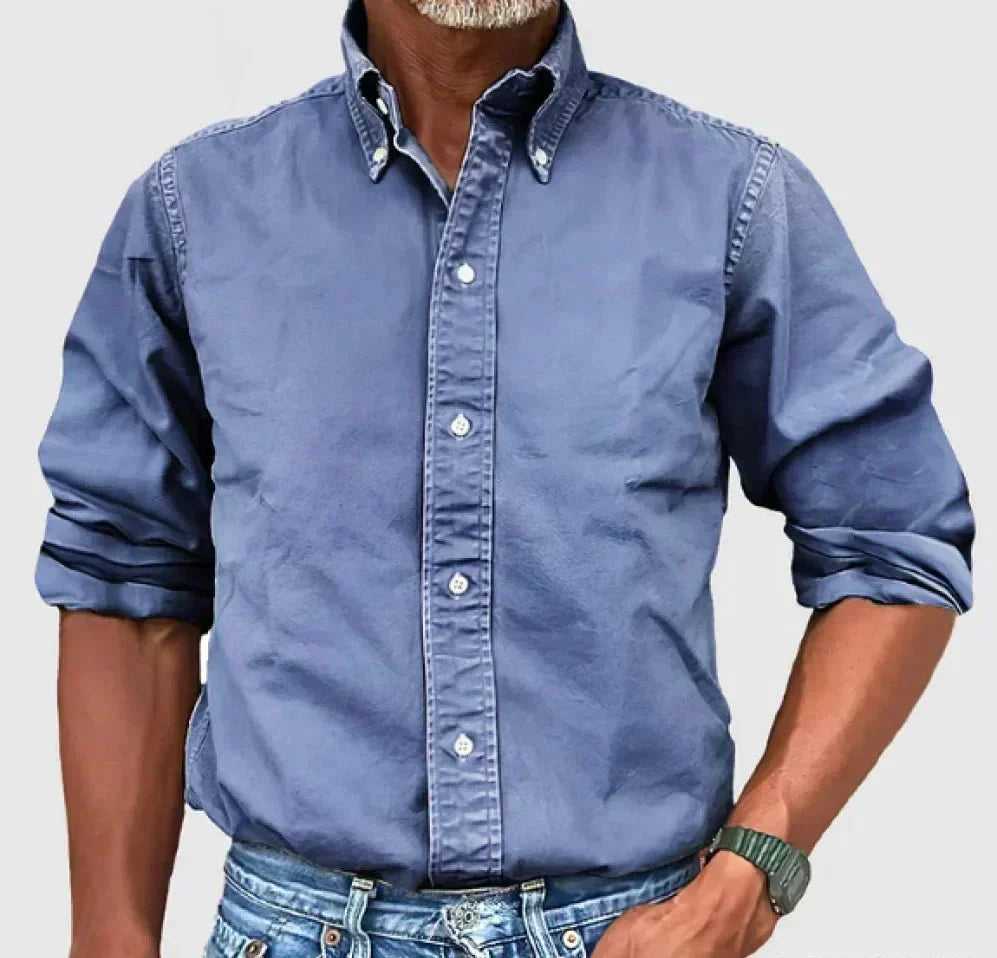 Andrés | Camicia Classica a Collo Alto