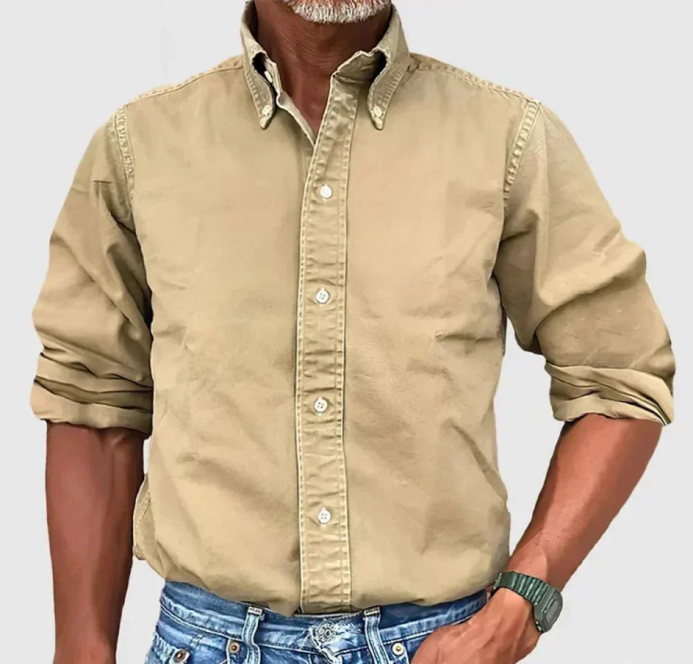 Andrés | Camicia Classica a Collo Alto