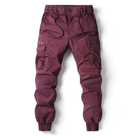 Darío | Pantaloni cargo jogger da uomo con tasche laterali e cintura elastica