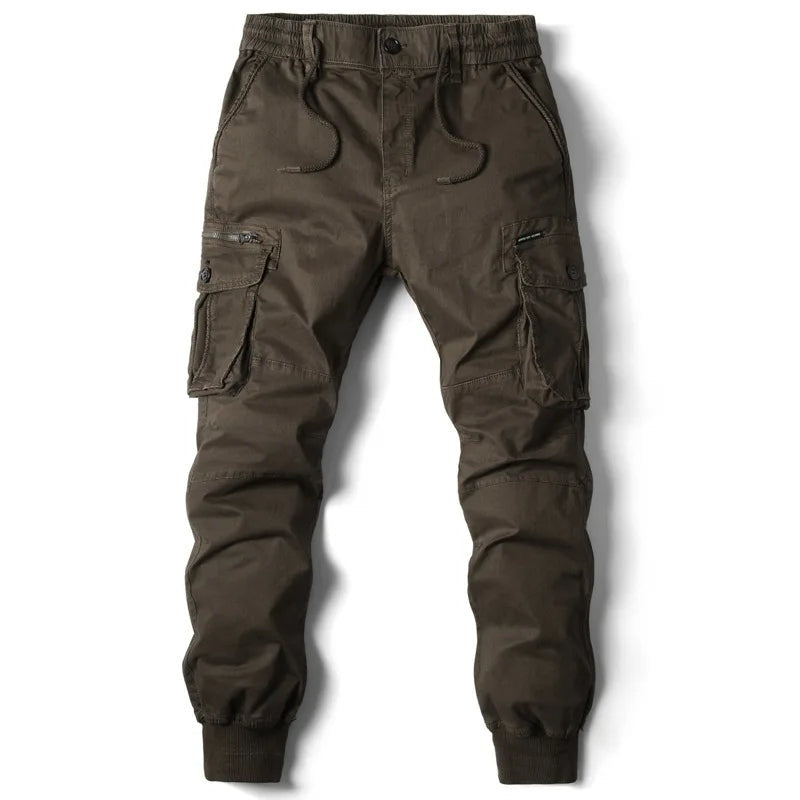 Darío | Pantaloni cargo jogger da uomo con tasche laterali e cintura elastica