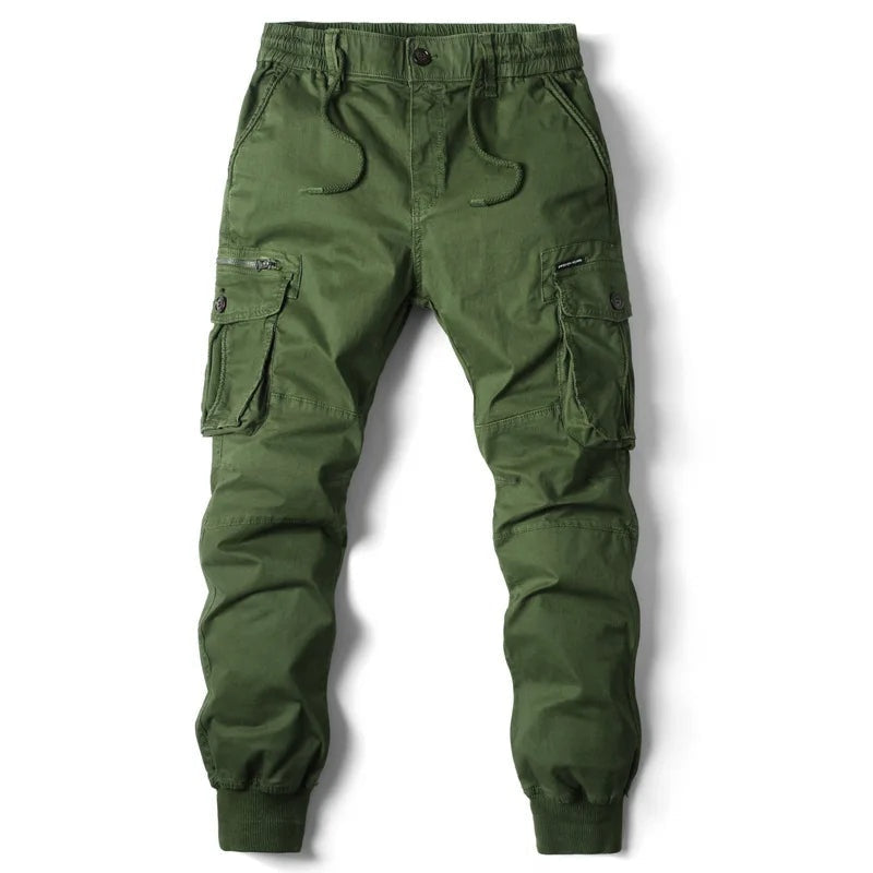 Darío | Pantaloni cargo jogger da uomo con tasche laterali e cintura elastica