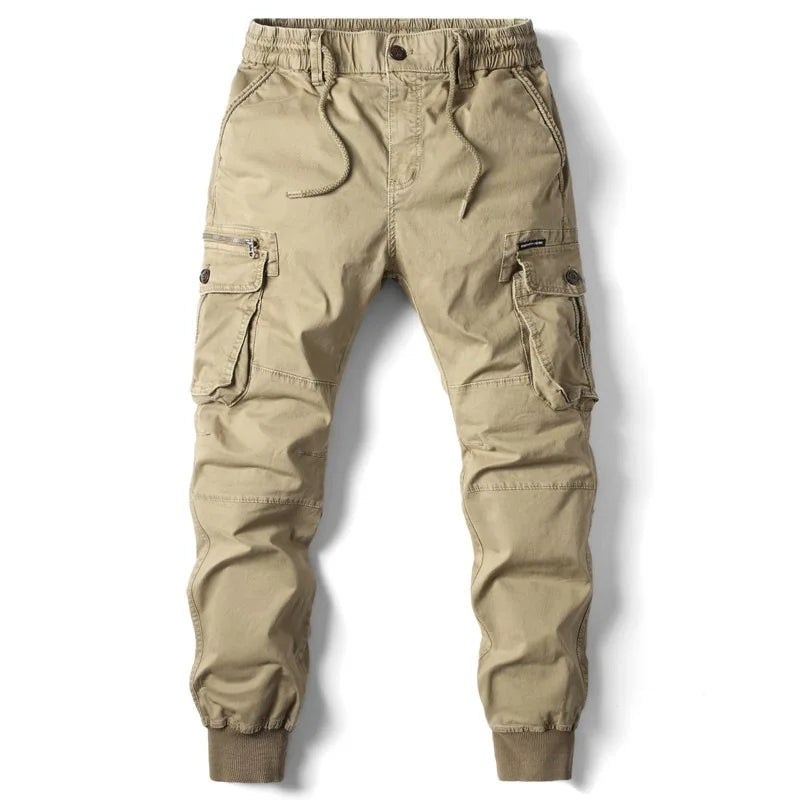 Darío | Pantaloni cargo jogger da uomo con tasche laterali e cintura elastica
