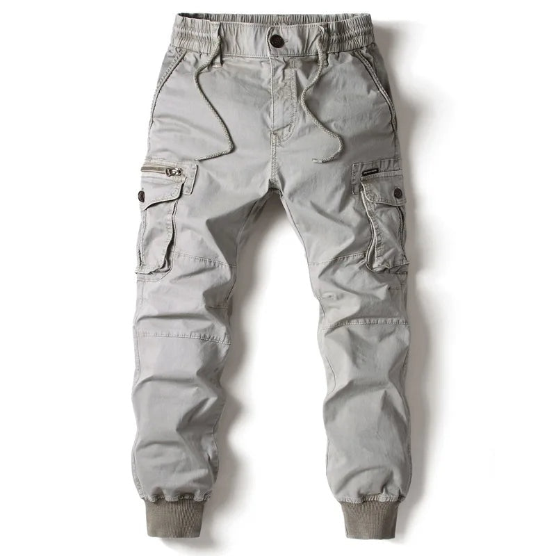 Darío | Pantaloni cargo jogger da uomo con tasche laterali e cintura elastica