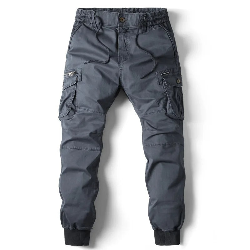Darío | Pantaloni cargo jogger da uomo con tasche laterali e cintura elastica