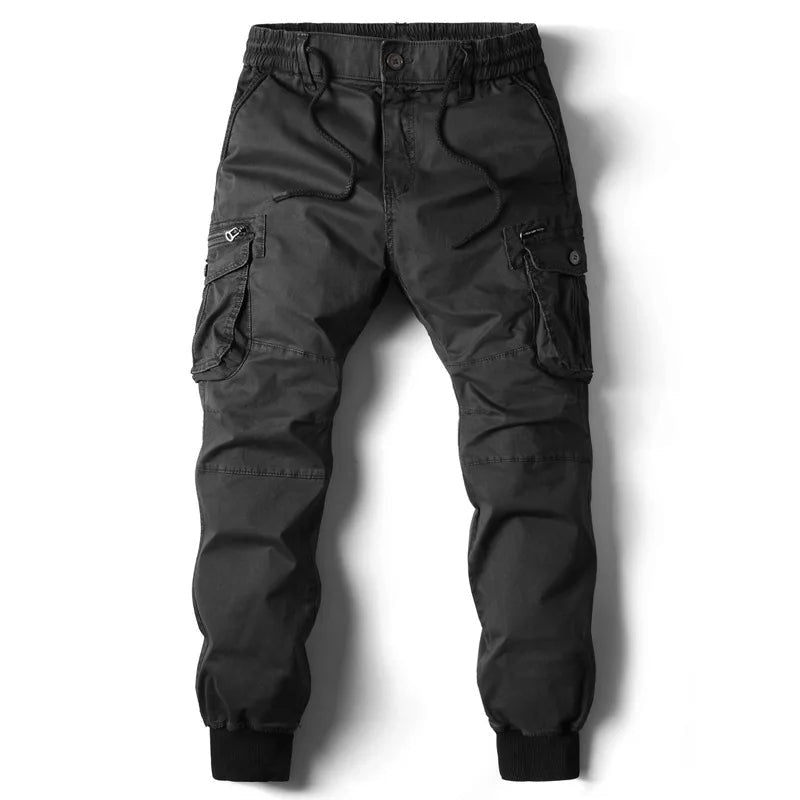 Darío | Pantaloni cargo jogger da uomo con tasche laterali e cintura elastica