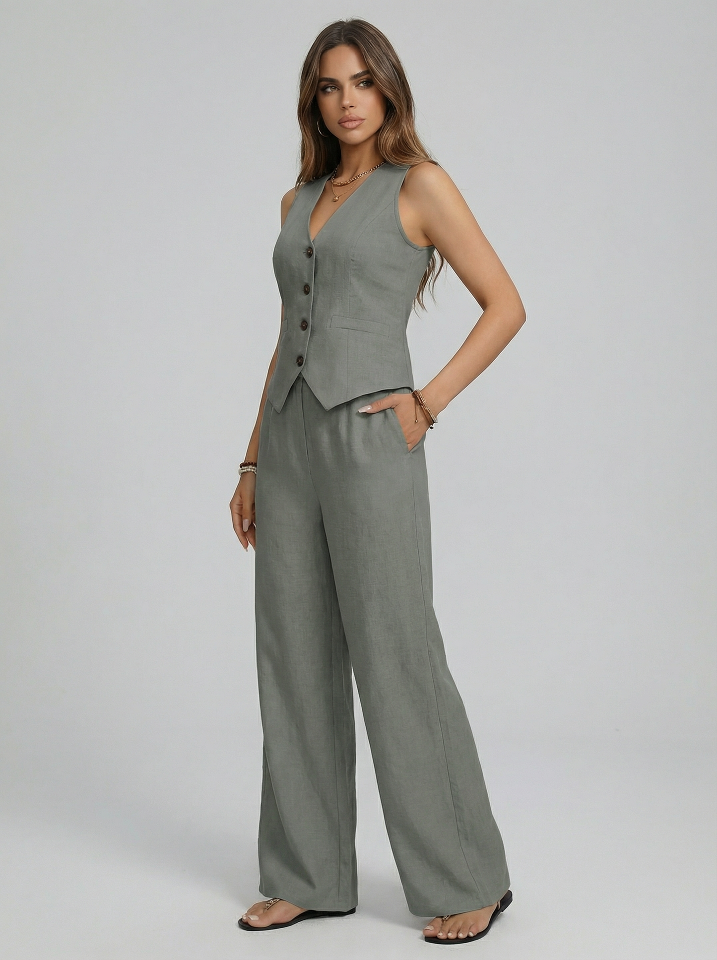 Sofía | Set gilet + pantaloni in regalo