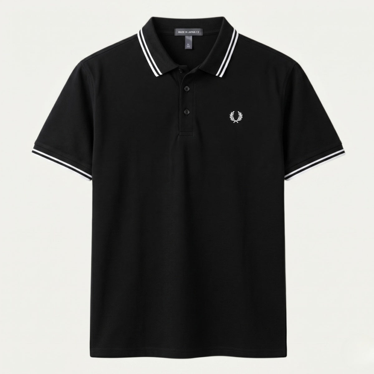 Iker | Polo in cotone a maniche corte da uomo con collo a contrasto