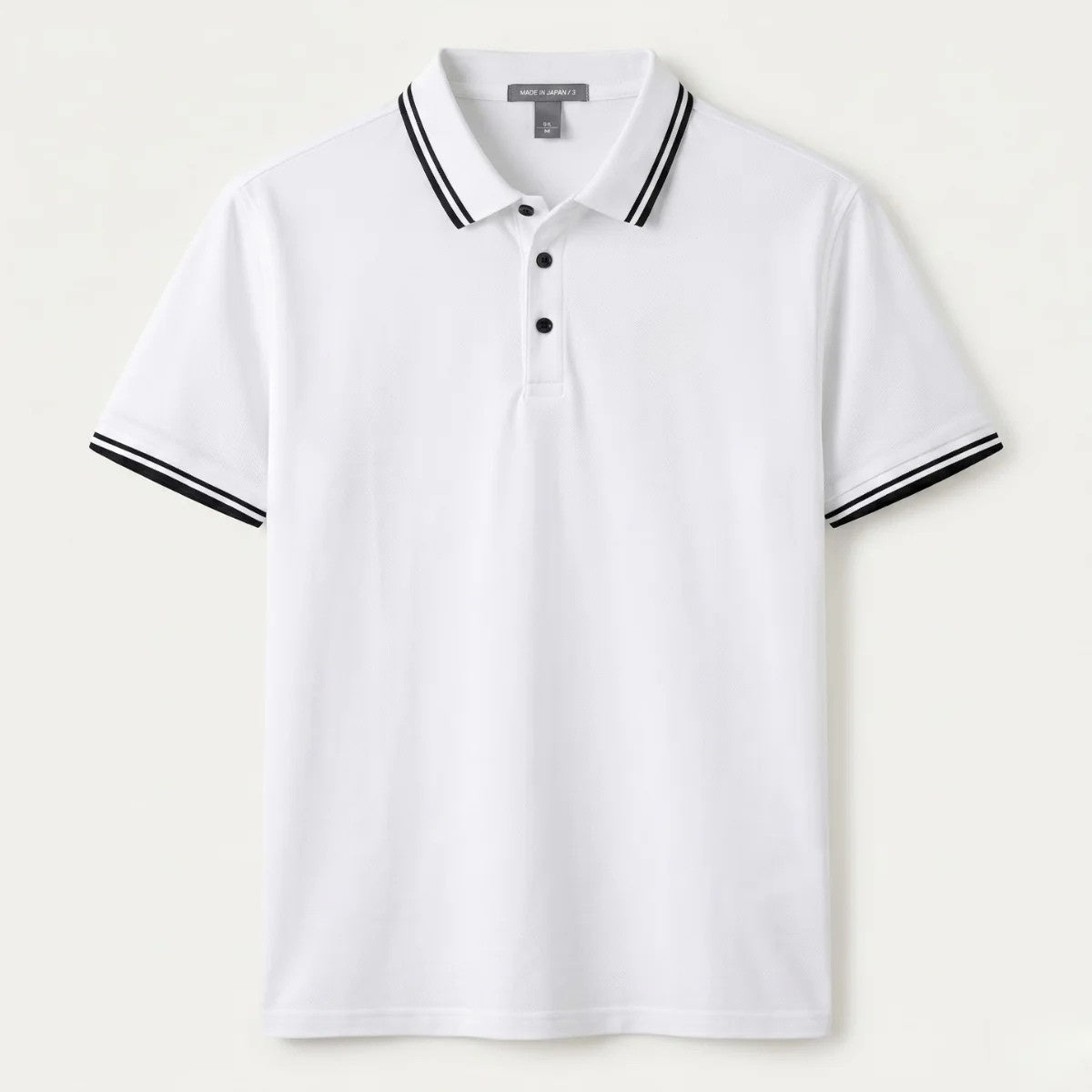 Iker | Polo in cotone a maniche corte da uomo con collo a contrasto