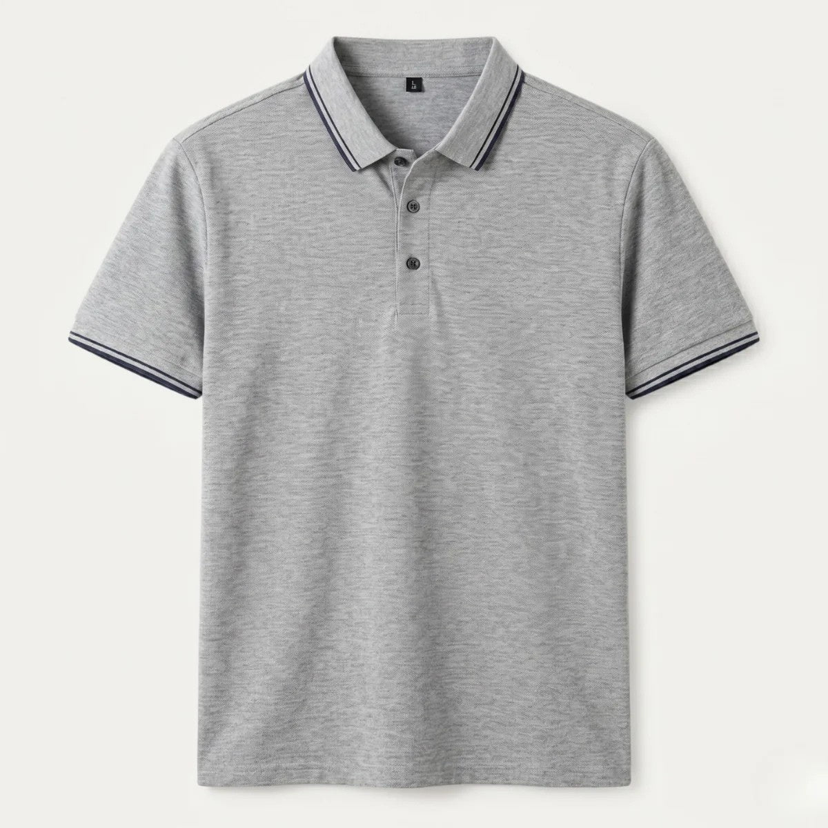 Iker | Polo in cotone a maniche corte da uomo con collo a contrasto