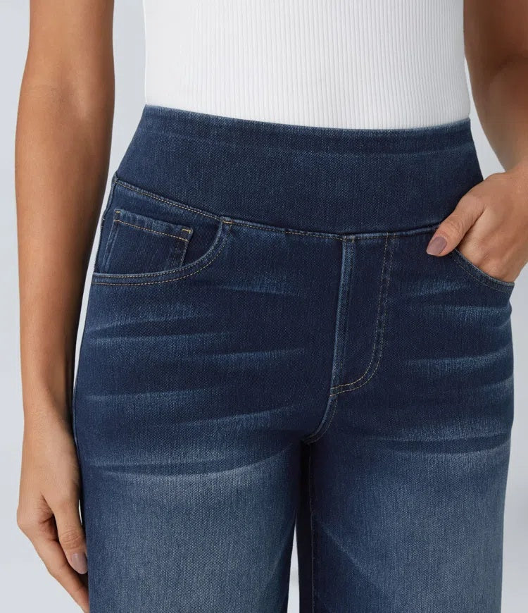 Laia | Jeans a vita alta da donna a gamba larga