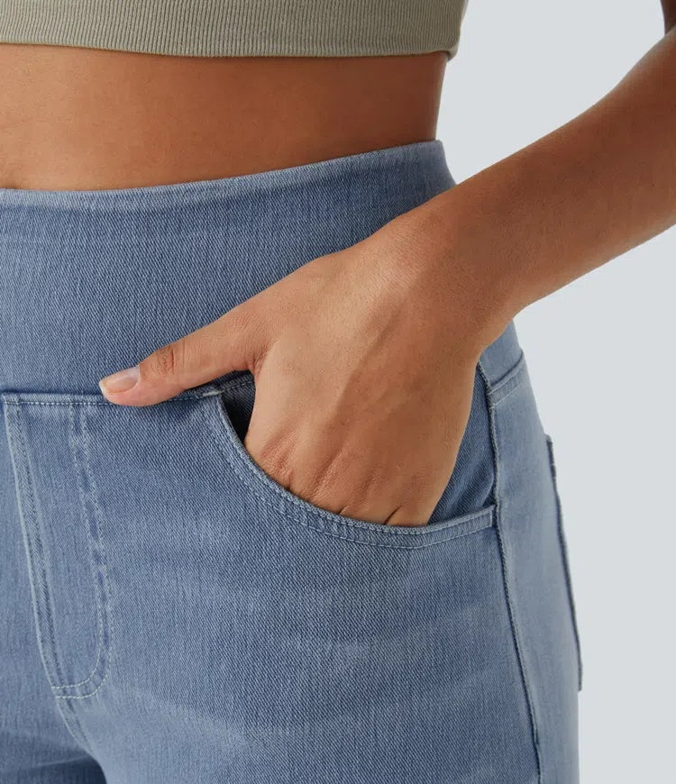 Laia | Jeans a vita alta da donna a gamba larga