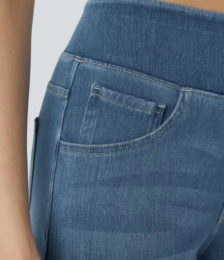 Laia | Jeans a vita alta da donna a gamba larga