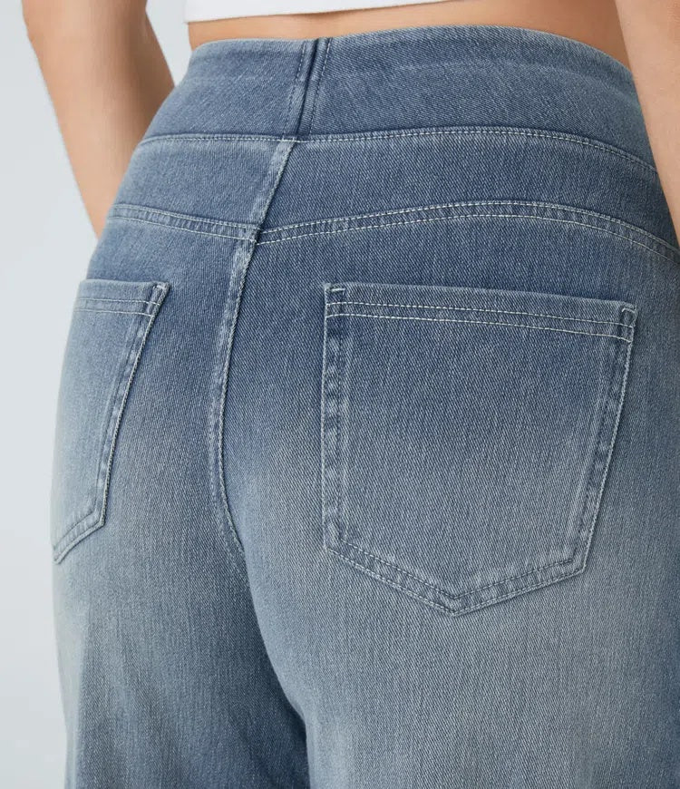 Laia | Jeans a vita alta da donna a gamba larga