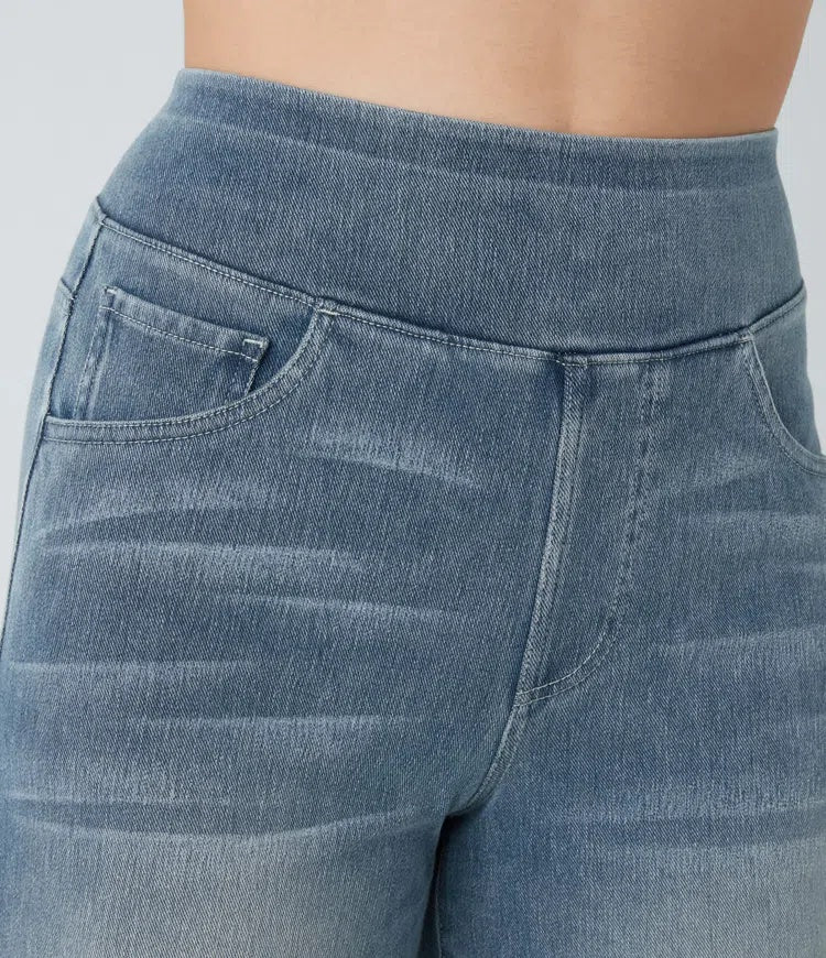 Laia | Jeans a vita alta da donna a gamba larga
