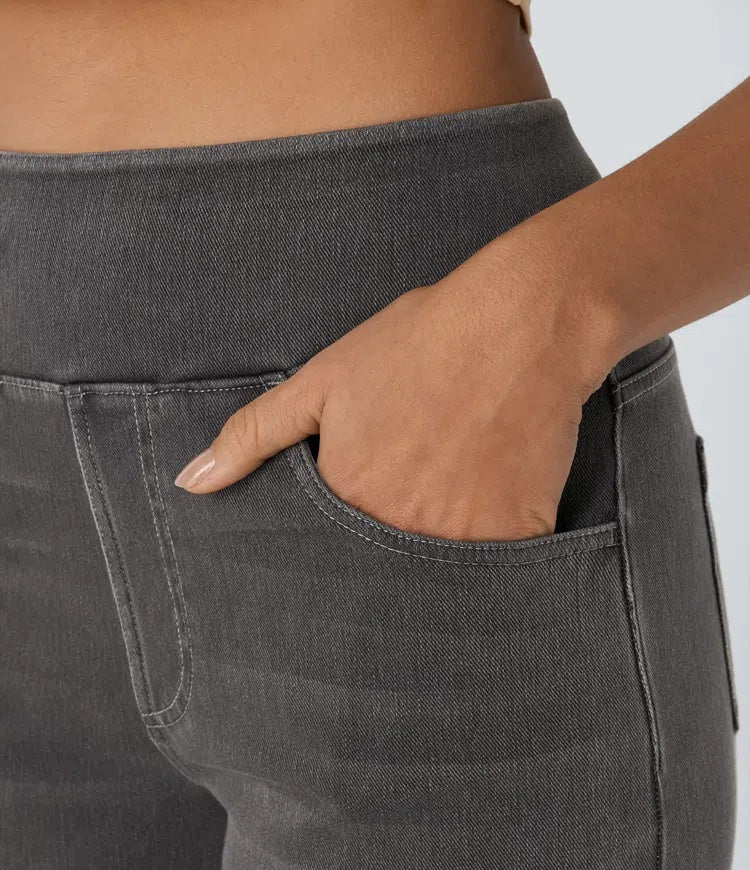 Laia | Jeans a vita alta da donna a gamba larga