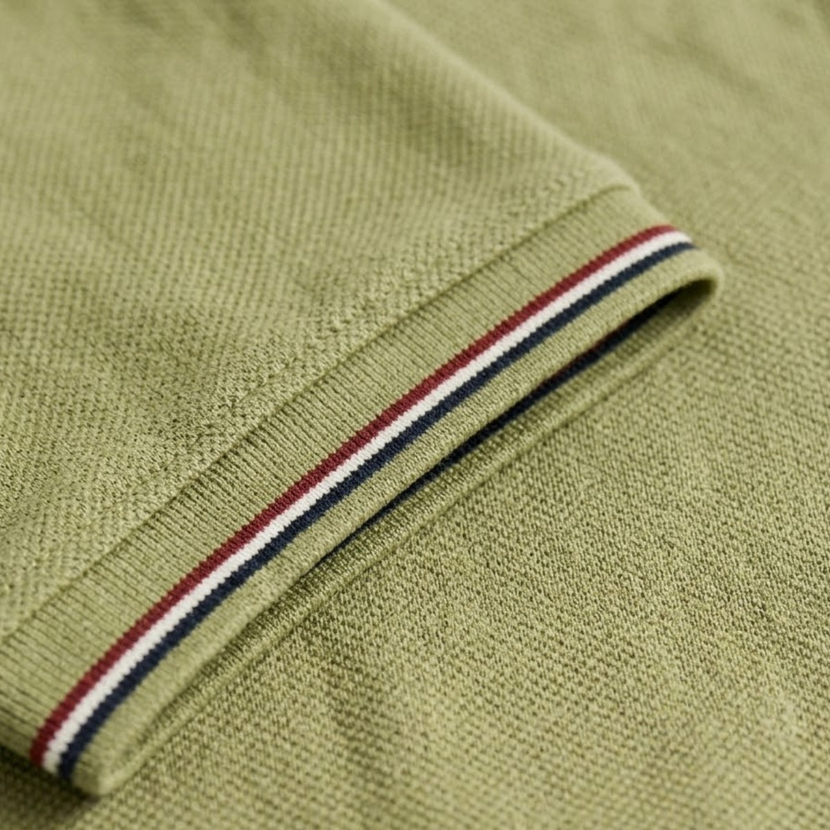 Rubén | Polo in cotone a manica corta da uomo con colletto a righe contrastanti